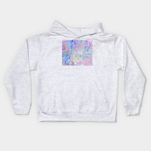 Holographic Pattern Texture Kids Hoodie by saradaboru